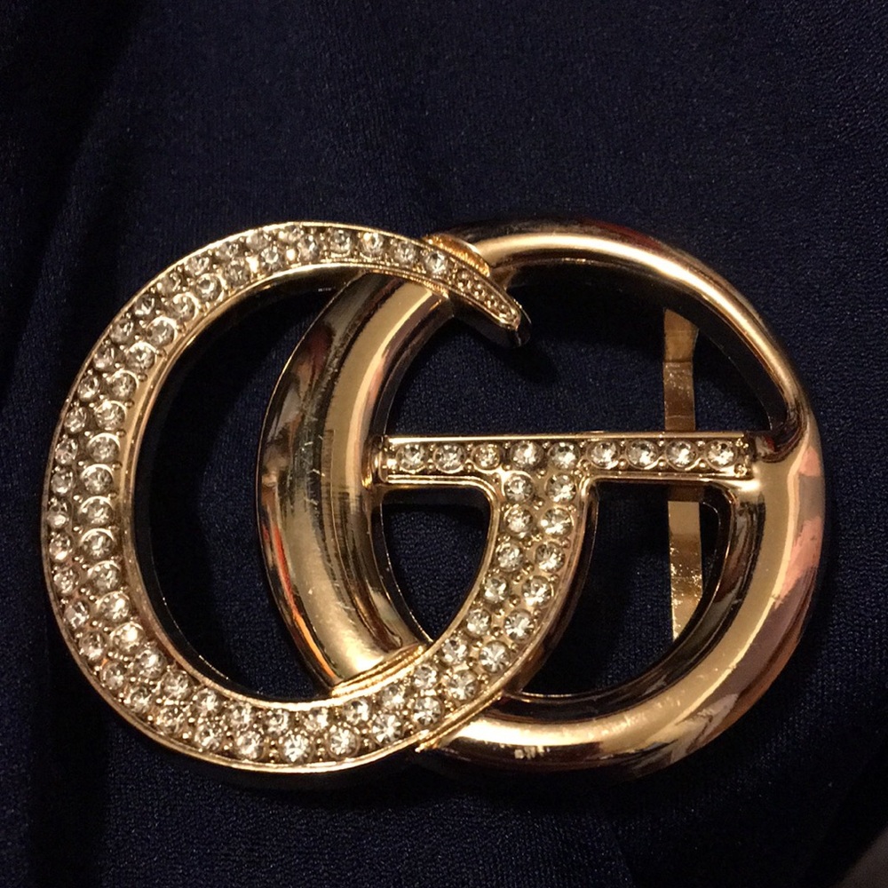 NWOT Goldtone G Belt Buckle